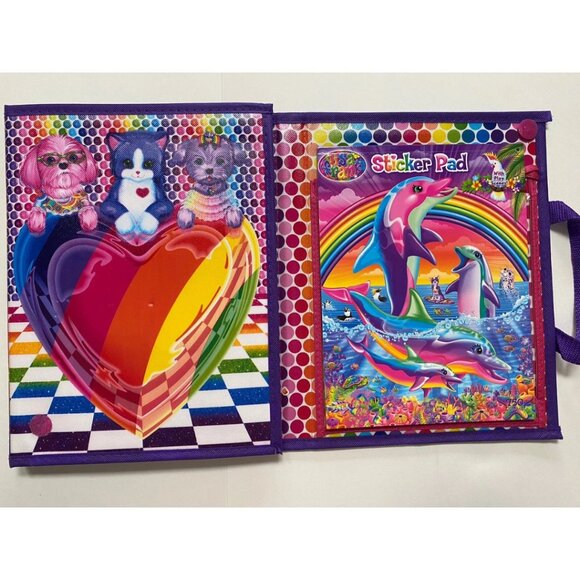 Lisa Frank Folder with Coloring Book Stickers Puzzles 2016 - Picture 3 of 12